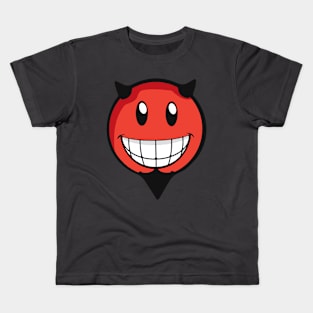 Devil Smiley Kids T-Shirt